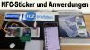 Mit NFC-Stickern und dem Smartphone lassen sich auch Alltagsgegenstände in digitale Welt einbinden. (Quelle: hiz)