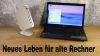 Laptop mit Zorin Linux