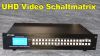 Der neue HDMI-Matrix Schalter hat 16 Ein- und Ausgänge, ist 4K-Video fähig und kann über das Netzwerk gesteuert werden. (Quelle: hiz)