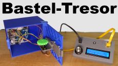 Aus einer Idee, Elektronik-Bastelteilen und Teilen aus dem 3-D Drucker ist ein Tresor entstanden. (Quelle: hiz)