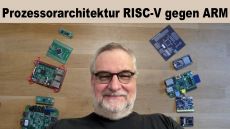 Guido Körber erklärt den Unterschied zwischen den Prozessorarchitekturen ARM und RISC-V. (Quelle: hiz)