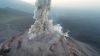 Drohnenaufnahme von Vulkan