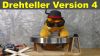 Drehteller Version 4 jetzt mit neuer Aufhängung aus dem 3D-Druckerund starkem Motor. (Quelle: hiz)