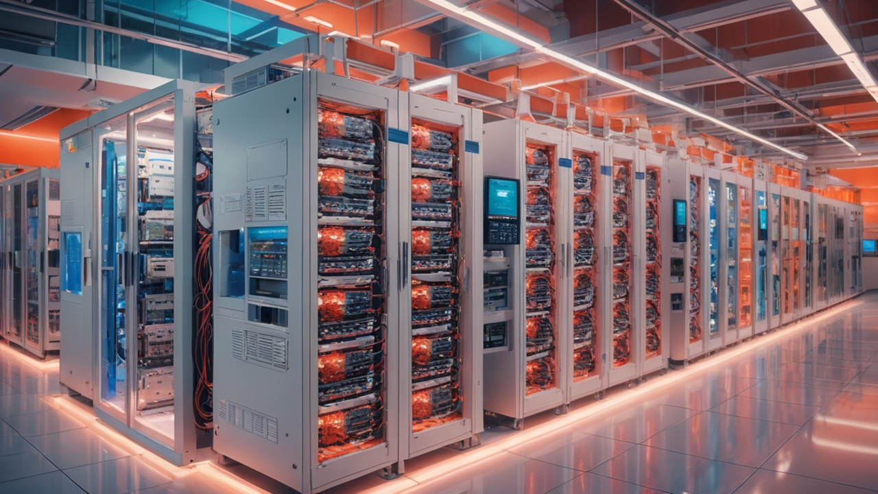 Rechenzentren benötigen extrem viel Energie. Das wollen Forscher zukünftig ändern. (Quelle: KI/hiz)