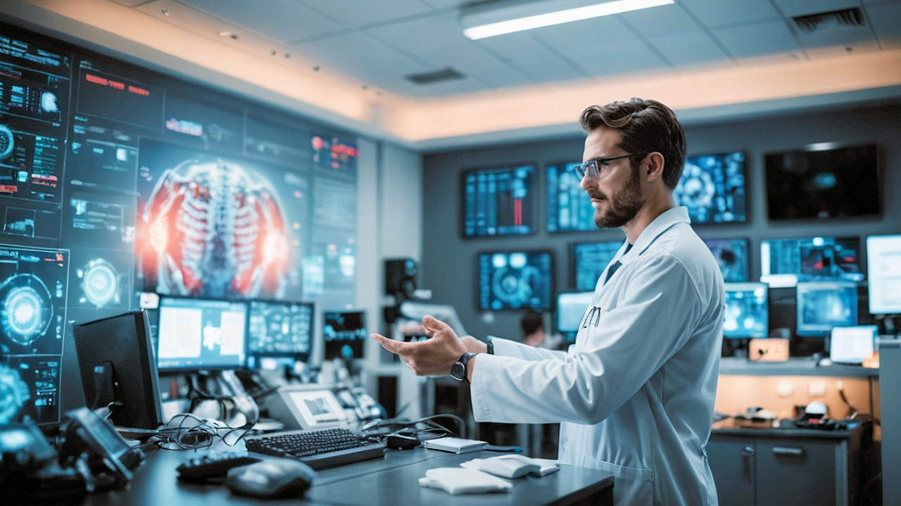 Im Projekt „SecureNeuroAI“ soll KI die Diagnose sicherer machen, vor Cyberangriffen schützen und so die Sicherheit von Patienten und Medizingeräte gewährleisten. (Quelle: KI/hiz)