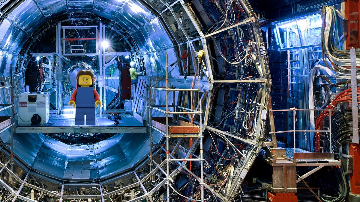 CERN-Detektor als Legomodell nachbauen