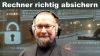 Tim Berghoff erklärt wie moderne Schutzsoftware für Computer gegen Malware funktioniert. (Quelle. hiz/GData)