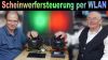 Sven Engelke möchte keine Kabel mehr zu seiner Bühnenbeleuchtung legen und nutzt deswegen einen DMX-Controller, der über WLAN gesteuert wird. (Quelle: hiz)