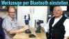 Sven Engelke nutzt akkugetriebene Werkzeuge die sich mit dem Smartphone per Bluetooth einstellen lassen. (Quelle: hiz)