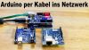 Mit dem Ethernet Shield ist ein Mega 2580 per Kabel einfach ins Netz einzubinden. (Quelle: hiz)