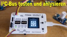 Mit dem I²C Doctor von Haleng werden Sensoren und Controller, die am Bus angeschlossen, getestet und analysiert. (Quelle: hiz)