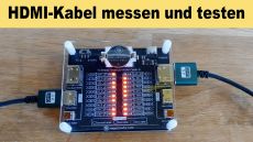 Der Treedix HDMI-Kabeltester zeigt sofort Verbindungsfehler, Unterbrechungen oder Kurzschlüsse in HDMI-Kabel. (Quelle: hiz)