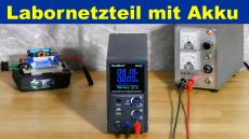 Das Peaktech P6200 Labornetzteil unterscheidet sich von den üblichen Stromversorgungen durch eingebaute Akkus als Spannungsquelle. (Quelle: hiz)