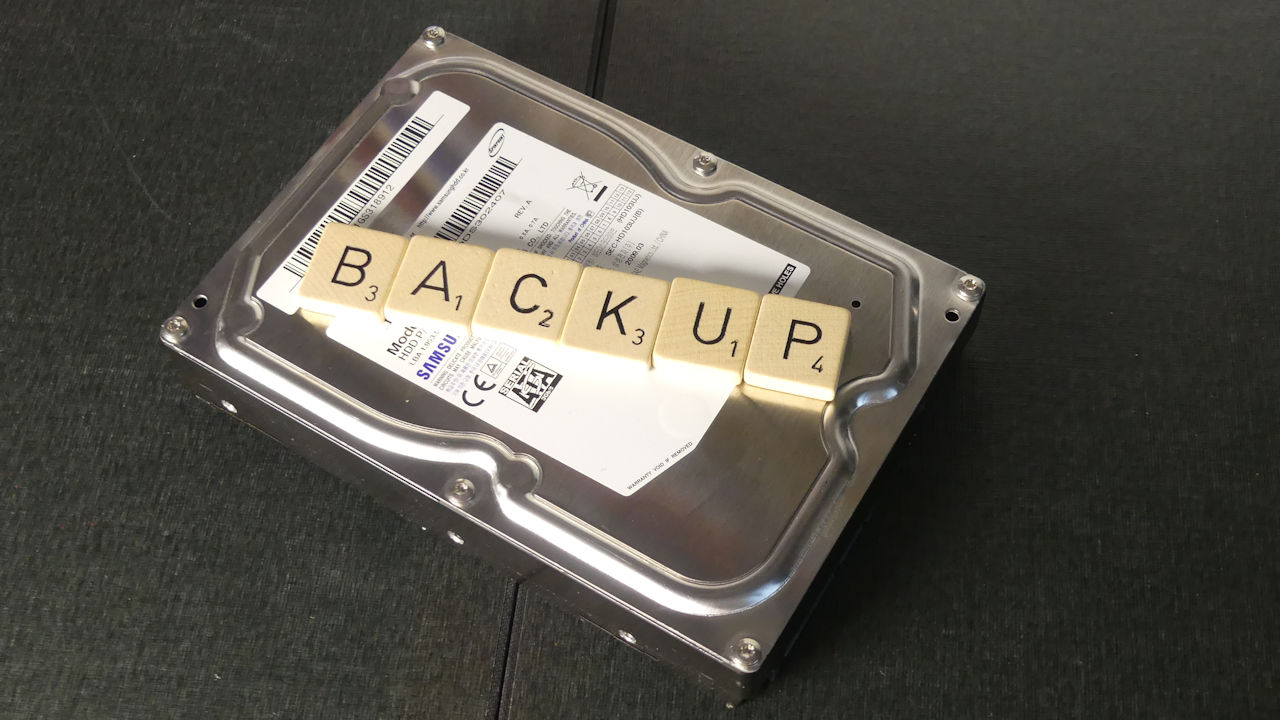 Extrem wichtig jedoch oft vernachlässigt – das Backup wichtiger Daten. (Quelle: hiz)